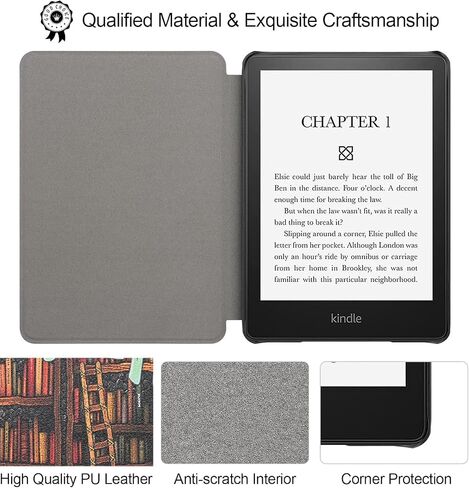 قضية لـ 6 "Kindle الجديدة تمامًا (الجيل الحادي عشر-2012/2024) ، غلاف كتاب Lovelio Lightweight Lightweight Boy مع Auto Wake/Sleep ، فصل واحد فقط in Kuwait