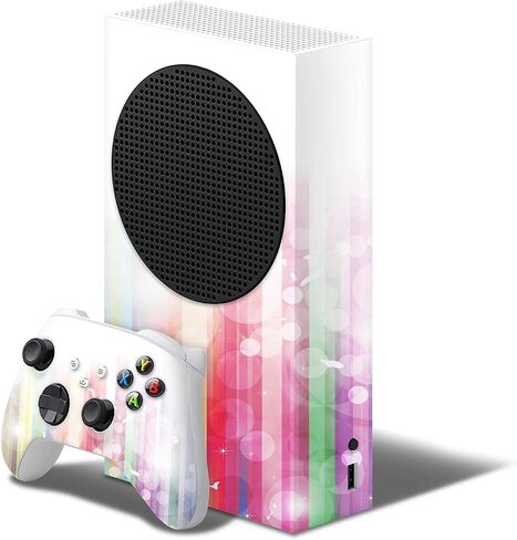 Purple Blue and Pink Cloud Galaxy Full-Body Cover Wrap Vinyl Decal Skin Kit Compatible with The New Microsoft Xbox Series X + Controller in Kuwait