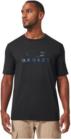 تي شيرت Oakley SI SI Oakley بشعار خط أزرق رفيع، تعتيم، مقاس متوسط in Saudi Arabia