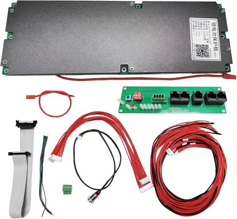 JK-PB2A16S15P تخزين الطاقة 16S 48V LIFEPO4 البطارية 1A 2A توازن نشط 8S 150A 200A 24V RS232 LI-ION LTO (JK-PB2A16S15P 3.2LCD) in Saudi Arabia