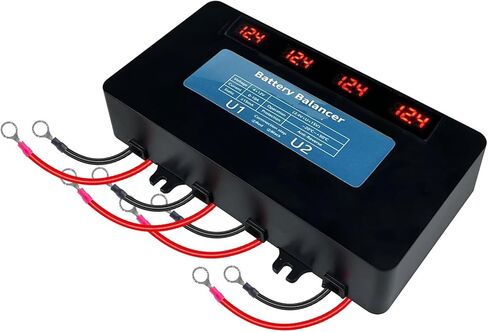 48V Battery Equalizer LED Display for 4 x 12V Batteries Balancer 4S Active Voltage Lead Acid Li li-ion LiFePO4 Battery in Saudi Arabia