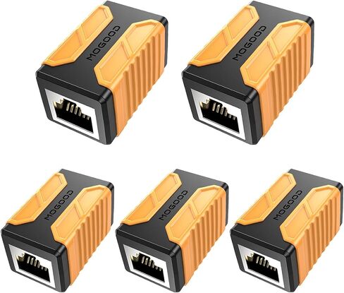 RJ45 Inline Coupler, 10Gbps Internet Cable Connector, 2 Pack Cat 8 Cable Coupler, LAN Network Extender Female to Female Compatible with Cat7, Cat6, Cat5e in Saudi Arabia