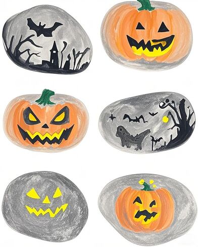 SINJEUN 16 PCS 3-4 Inch Large River Rocks for Painting, Bulk 10 lbs Craft Stones for Rock Painting, Natural River Rocks, Decoration, Smooth Painting Kindness Rocks Mandala Painting Favors in Saudi Arabia