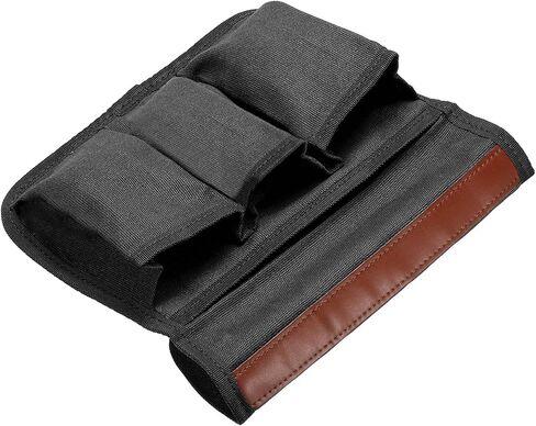 YOKIVE Chair Armrest Organizer, Waterproof Folding Chair Storage Bag Pouch, Great for Camping Daily Use (Black) in Saudi Arabia