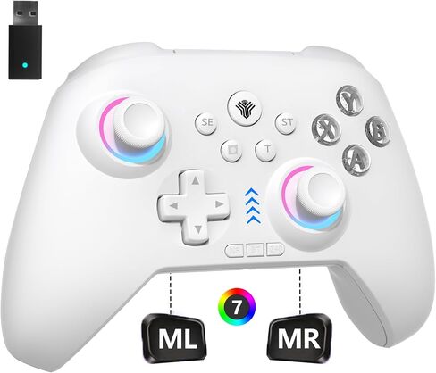 YUYIU Wireless Gaming Controller for PC, Switch, Steam Deck, Android, iOS in Saudi Arabia