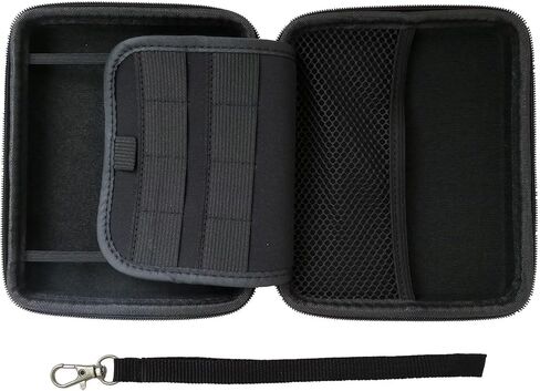 All in One Hard Shell Carrying Case for Nintendo 2DS, Upgraded Multi-function Game Accessory Protective Case with Handle Strap (Red) in Saudi Arabia