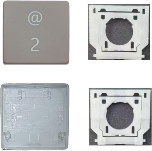 Replacement Digital 2 Keycap Keys and Hinges Compatible for Surface Laptop 3/4/5/6/7 13.5/15inch 1867 1868 1872 1873 1950 1951 1952 1953 2033 2036 Keyboard 2 Key Cap (Dark Grey) in Saudi Arabia
