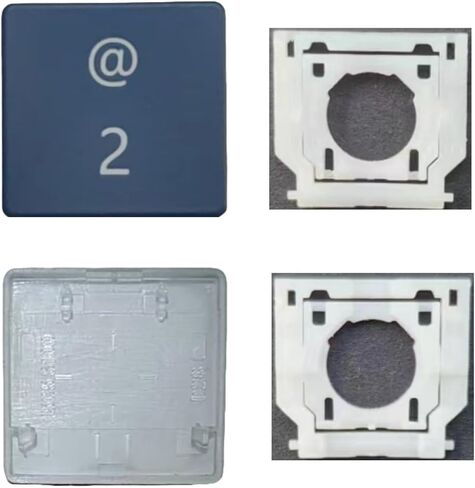 Replacement Digital 2 Keycap Keys and Hinges Compatible for Surface Laptop 3/4/5/6/7 13.5/15inch 1867 1868 1872 1873 1950 1951 1952 1953 2033 2036 Keyboard 2 Key Cap (Dark Grey) in Saudi Arabia
