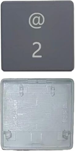 Replacement Digital 2 Keycap Keys and Hinges Compatible for Surface Laptop 3/4/5/6/7 13.5/15inch 1867 1868 1872 1873 1950 1951 1952 1953 2033 2036 Keyboard 2 Key Cap (Dark Grey) in Saudi Arabia