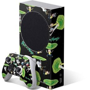 Skinit Decal Gaming Skin Compatible with Xbox Series S Bundle - Officially Licensed Adult Swim Rick and Morty Family Wagon Design