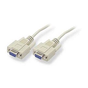10' DB9 Null Modem Female to Female Cable