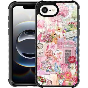 DAIZAG Case for iPhone 16e,Four Corners with Bumper Shockproof Anti-Scratch Protection Phone Case for Man Women-Aesthetic Summer Beach