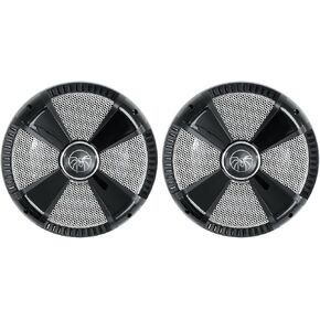 Audiosavings Bundle: (2) MSW.102 10" 600W Marine/Boat/UTV Subwoofers, 300W RMS, DVC 2-Ohm, UV & Moisture Resistant, Polypropylene-Mica Cone, Includes Black & White Grills (2 Items)