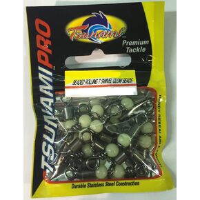Tsunami Stainless 3-Way Beaded Rolling T Swivel TSRT