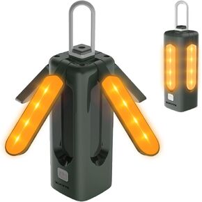 Rechargeable LED Camping Lantern - Waterproof Tent Light with 8 Modes, Portable Flashlight for Camping, Emergency, Hiking, Fishing