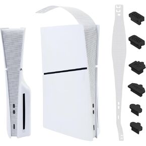 Upgraded Dust Cover Net for PS5 Console -Fit Console with Dual Buckle Design - Anti-Dust Pets Hair Dustproof Net for Sony PlayStation 5 Slim Console - Easy to Install and Clean (White) in Saudi Arabia