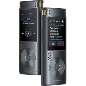 iFLYTEK Offline Voice Recorder with Playback, Secure Digital Recorder with AI Transcription, 5-Language Voice-to-Text, Noise Reduction, AI Voice Recorder for Meetings, Interviews, Learning (Renewed)