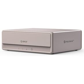 Orico Metahome NAS ، Cyberdata OS ، Access Access & Smart Media Draging ، فتحات HDD * 2 ، NVME M.2 SSD * 2 ، 2.5 GBE * 2 ، USB A * 2 ، USB C * 1 ، HDMI * 1 ، CS200PRO (DISKLING)