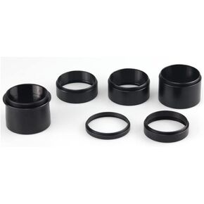 2inch Astronomical Telescope Extension Tube Kit M48X0.75mm Thread Adapter 7/10/15/20/30mm Extension Tube and 2" T Interface (6pcs)