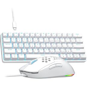 TMKB Falcon M1SE Ultralight Honeycomb Gaming Mouse and T61SE 60% Mechanical Gaming Keyboard Combo