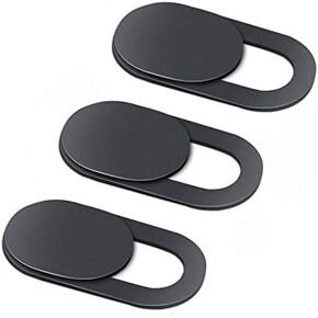 غلاف كاميرا Webcam Cover Privacy Security Black متوافق مع Motorola Moto Z3 Play - Motorola Moto Z4 - Motorola One - Nokia 3.1 Plus - Nokia 7.1 - Nokia 8