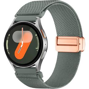 Easuny Elastic Magnetic Bands for Samsung Galaxy Watch 7 6 5 4 FE 40mm 44mm/Galaxy Watch 6 4 Classic 42mm 46mm 43mm 47mm/Galaxy 5 Pro 45mm Band/Active 2, 20mm Adjustable Nylon Sport Strap Men Women in Kuwait