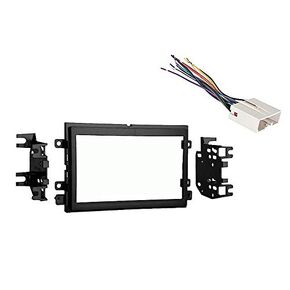 Ammarony Audio متوافق مع Ford F 250 350 450 550 2005 2006 2007 Double Din Stereo Harness Radio Kit