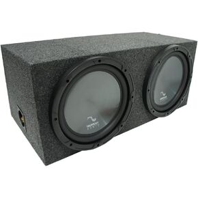 Harmony Audio R104 Rearfire Sealed Dual 10" American Sound System Sub Box Enclosure