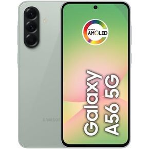 SAMSUNG Galaxy A56 5G Ai (for Tmobile Mint Tello & Global) (128GB + 8GB) Version Latina Unlocked SM-A566E/DS 6.6" 120Hz 50MP Triple (Awesome Graphite SM-A566EZKATPA)
