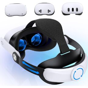 Adjustable Head Strap for Meta Quest 3S/Quest 3/Quest 2 - Lightweight VR Headset Strap with Cotton BackPad, Pressure Relief Design with Enhanced Support, Ergo Comfort VR Accessories in Kuwait