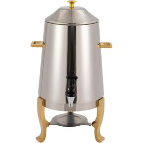 Hot Beverage Dispenser, 13L/3.43Gallon Coffee Chafer, Stainless Steel Hot Drink Tea Dispenser, Thermal Hot & Cold Thermal Coffee Milk Beverage Dispenser, Parties Event Buffet Catering, Alcohol heating
