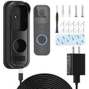 Doorbell Adapter for Blink Doorbell Camera, Doorbell Transformer Shell with 18ft/5.5m Waterproof Cable Continuously Supply Your Video Doorbell 2021 2023 Version