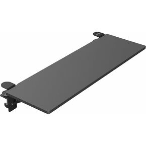 VIVO Clamp-on 36 x 12 inch Foldable Desk Extender, Wrist Support Arm Rest, Office Keyboard Tray, Side Table Extension Attachment, Black, DESK-EXT36