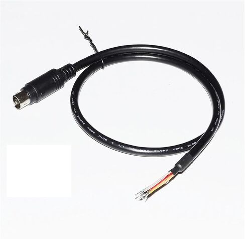 MINI DIN 4PIN 5PIN 6PIN 8PIN MD4 MD5 MD6 MD8 MALE CONNECTOR PLC Programming Cable (1.0M ، MD 4-Pin) in Kuwait