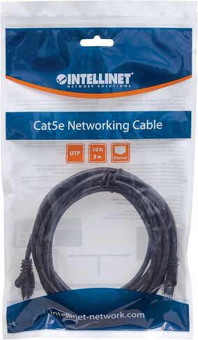 Intellinet Network Solutions Cat6 RJ-45 Male/RJ-45 Male UTP Network Patch Cable, 10-Feet (342070) in Saudi Arabia