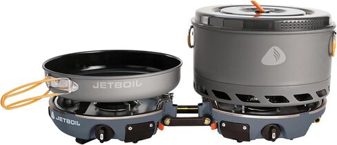 Jetboil Genesis Basecamp Backpacking and Camping Stove Cooking System with Camping Cookware in Saudi Arabia