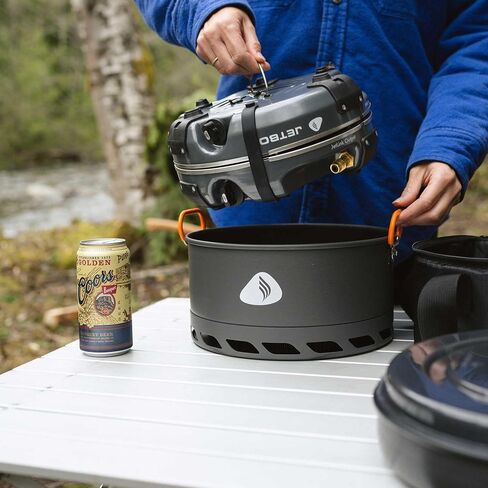 Jetboil Genesis Basecamp Backpacking and Camping Stove Cooking System with Camping Cookware in Saudi Arabia