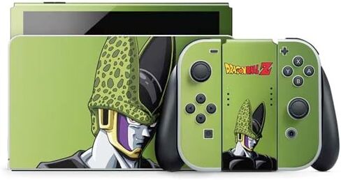 Skinit Decal Gaming Skin Compatible with Nintendo Switch OLED (2021) - Officially Licensed Dragon Ball Z Negative Shenron Design in Kuwait