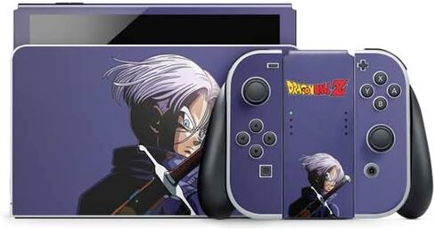 Skinit Decal Gaming Skin Compatible with Nintendo Switch OLED (2021) - Officially Licensed Dragon Ball Z Negative Shenron Design in Kuwait