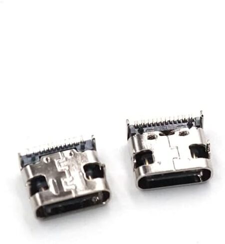 5pcs شحن منفذ المقبس لأجزاء إصلاح واجهة Controller Type-C (5pcs PIN الفضية) in Saudi Arabia