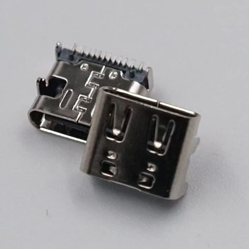 5pcs شحن منفذ المقبس لأجزاء إصلاح واجهة Controller Type-C (5pcs PIN الفضية) in Saudi Arabia