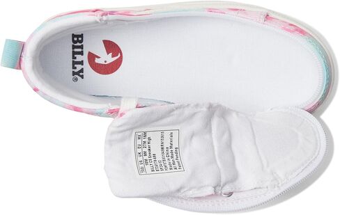 BILLY Footwear Kids CS حذاء رياضي عالي (طفل صغير/طفل كبير) - قماش علوي - بطانة قماش خفيفة الوزن ألوان مائية أرجوانية 2 طفل صغير M in Saudi Arabia