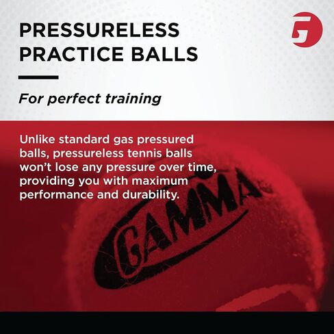 GAMMA Bag of Pressureless Tennis Balls - Sturdy & Reuseable Mesh Bag with Drawstring for Easy Transport - Bag-O-Balls (12-Pack of Balls, Blue) in Saudi Arabia