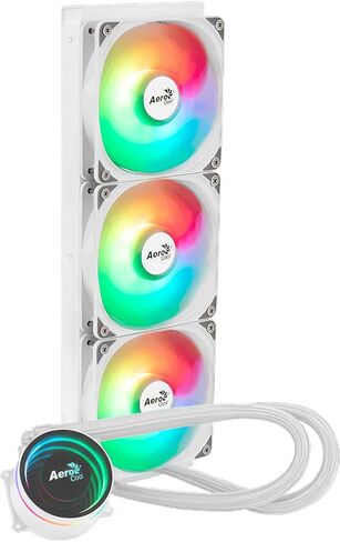 Aerocool Oasis L360 Argb AIO CPU CPU COND ، TDP 300W ، 360 مم الرادياتير ، تصميم Mirage مع إضاءة ArgB ، مراوح Argb 3x120mm ، Intel LGA 1700 ، 1200 ، 115x ، 1851 ، 1366 ، AMD AM5/AM4 Sockets - Black in Kuwait