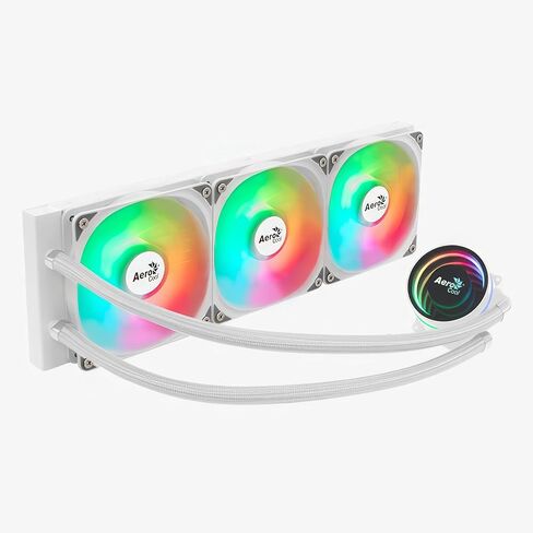 Aerocool Oasis L360 Argb AIO CPU CPU COND ، TDP 300W ، 360 مم الرادياتير ، تصميم Mirage مع إضاءة ArgB ، مراوح Argb 3x120mm ، Intel LGA 1700 ، 1200 ، 115x ، 1851 ، 1366 ، AMD AM5/AM4 Sockets - Black in Kuwait