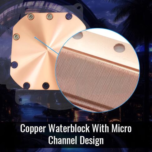 Aerocool Oasis L360 Argb AIO CPU CPU COND ، TDP 300W ، 360 مم الرادياتير ، تصميم Mirage مع إضاءة ArgB ، مراوح Argb 3x120mm ، Intel LGA 1700 ، 1200 ، 115x ، 1851 ، 1366 ، AMD AM5/AM4 Sockets - Black in Kuwait