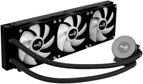 Aerocool Oasis L360 Argb AIO CPU CPU COND ، TDP 300W ، 360 مم الرادياتير ، تصميم Mirage مع إضاءة ArgB ، مراوح Argb 3x120mm ، Intel LGA 1700 ، 1200 ، 115x ، 1851 ، 1366 ، AMD AM5/AM4 Sockets - Black in Kuwait
