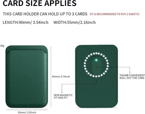Customizable Magnetic Phone Wallet Card Holder with Picture Upload Design - For iPhone 16/15/14/13/12 Pro/Max/Plus/Mini Series,RFID Blocking & Magnetic Case Attachment DIY Photo Insert (black) in Saudi Arabia