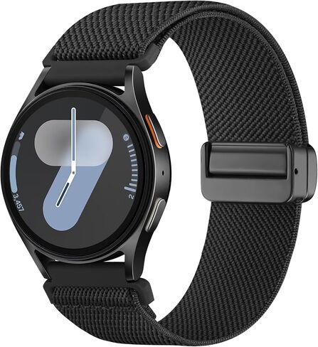 Easuny Elastic Magnetic Bands for Samsung Galaxy Watch 7 6 5 4 FE 40mm 44mm/Galaxy Watch 6 4 Classic 42mm 46mm 43mm 47mm/Galaxy 5 Pro 45mm Band/Active 2, 20mm Adjustable Nylon Sport Strap Men Women in Saudi Arabia