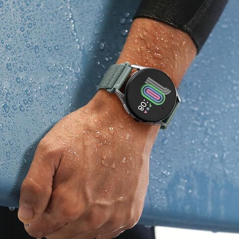 Easuny Elastic Magnetic Bands for Samsung Galaxy Watch 7 6 5 4 FE 40mm 44mm/Galaxy Watch 6 4 Classic 42mm 46mm 43mm 47mm/Galaxy 5 Pro 45mm Band/Active 2, 20mm Adjustable Nylon Sport Strap Men Women in Kuwait